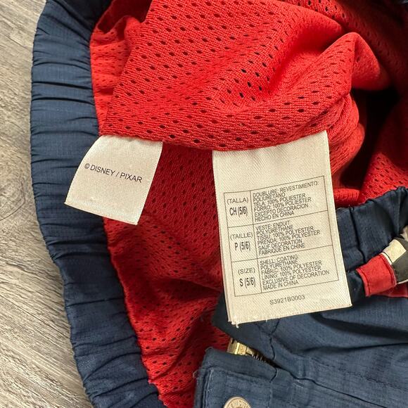 Vintage Y2K Disney Store Cars Lightning‎ McQueen Boys S Zip Vest Racing Hooded - Picture 6 of 9